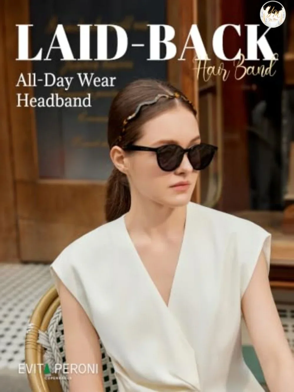 Acetate Sheet Wavy Headband for Glasses Eyewear Friendly No Headache